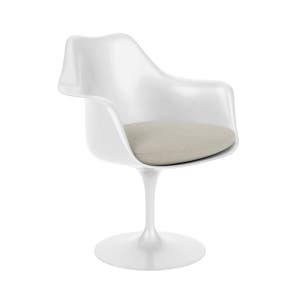 Knoll 튤립 - 암체어 위드 패브릭 시트 쿠션 14835996295513