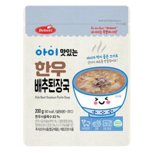 베베스트 아이 맛있는 한우 배추된장국 200g