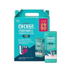일동 하이뮨 프로틴밸런스 음료 저당 190ml
