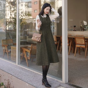 로페리 뷔스티에원피스[S,M사이즈]