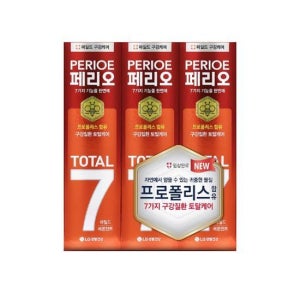페리오 토탈7 마일드 120g 3개입