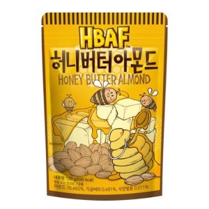 HBAF 허니버터아몬드 120g
