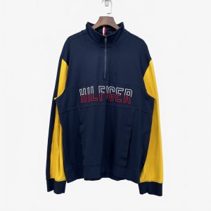(XL) 타미힐피거 남성 반집업 맨투맨