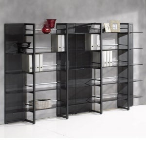 F4-003-1 레인보우RAINBOW 철재유리선반