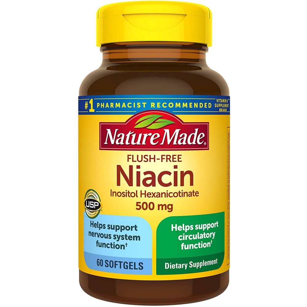 네이처메이드 니아신 Nature Made Niacin 500mg 60정 2개