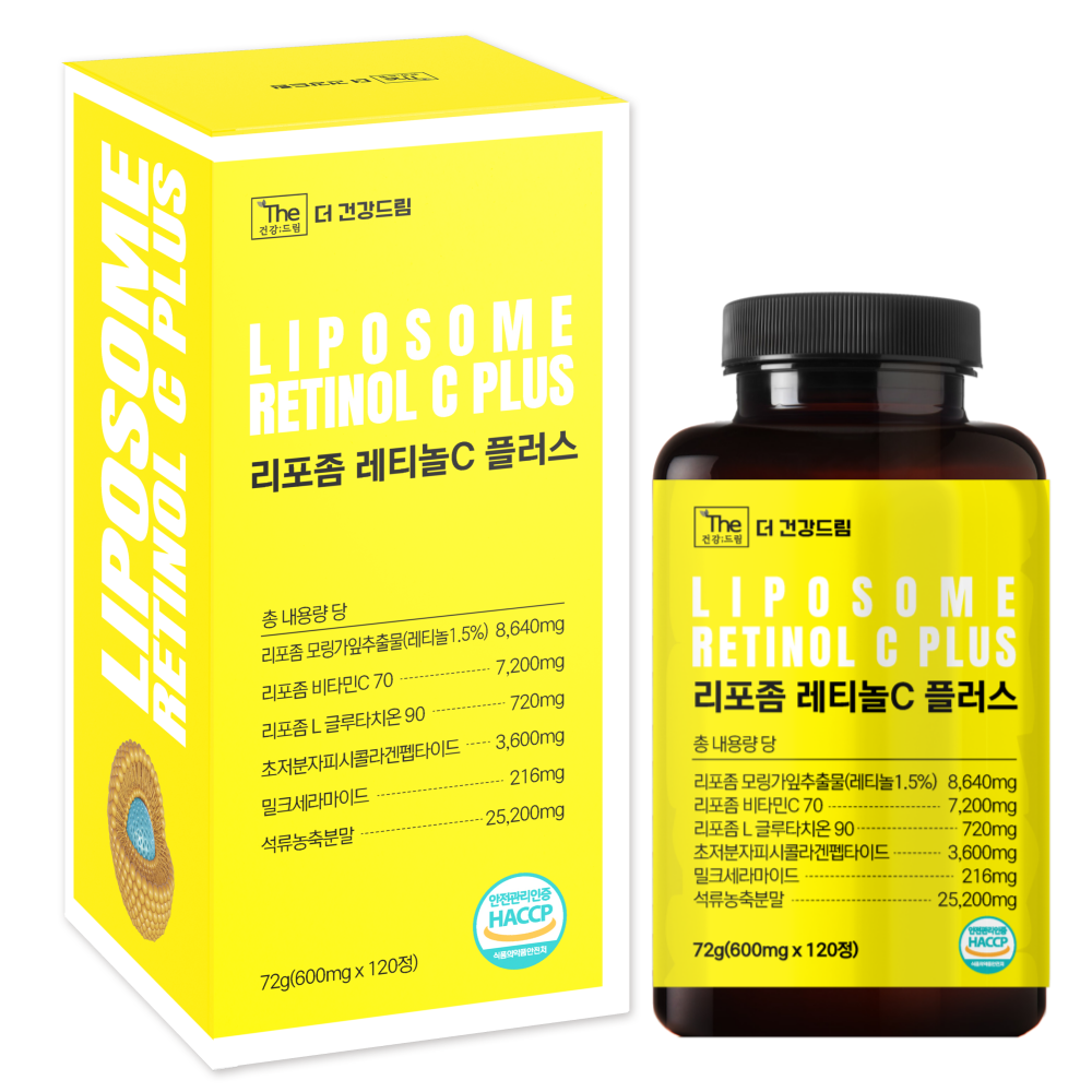 더건강드림 리포좀 레티놀 C 플러스  1박스  120정