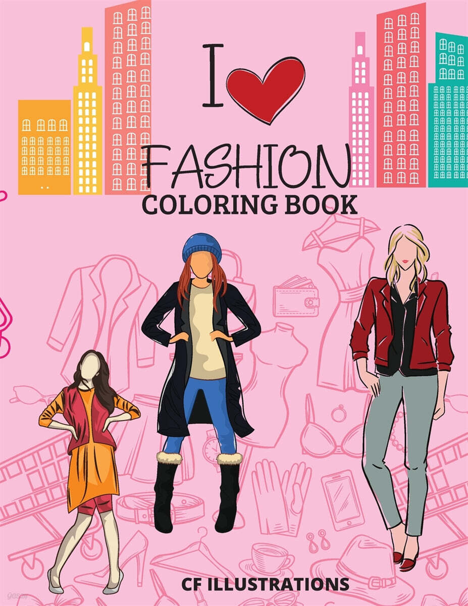 FASHION COLORING BOOK (age 4-8)