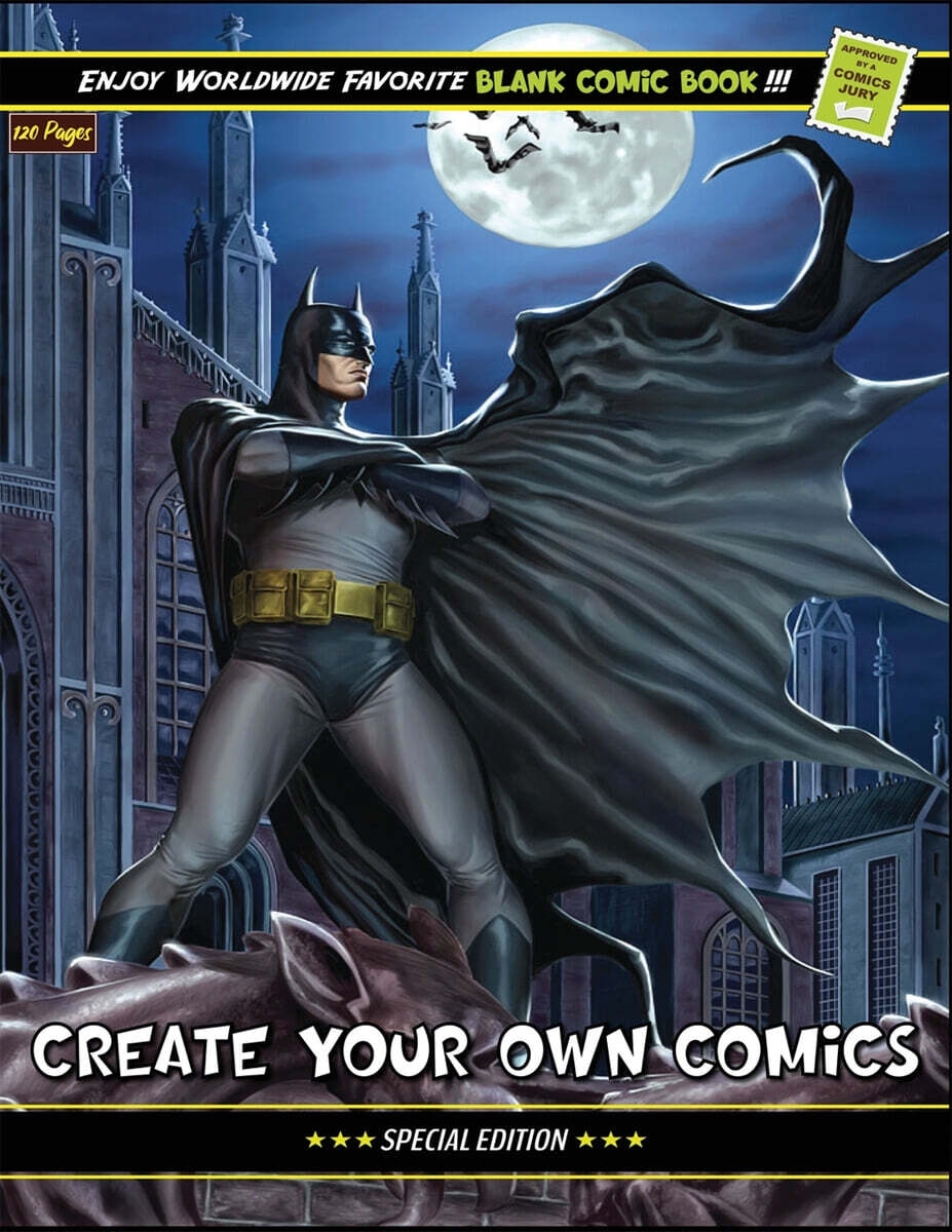 Create Your Own Comics: 120 Pages of Fun and Unique Templates - A Large 8.5 x 11 Inches Sketchbook for Kids, Boys and Adults Gift to Unleash C