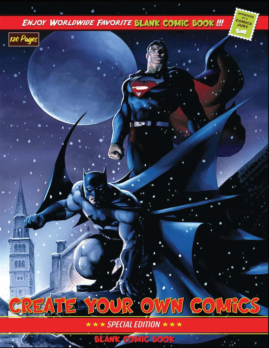 Create Your Own Comics: 120 Pages of Fun and Unique Templates - A Large 8.5 x 11 Inches Sketchbook for Kids, Boys and Adults Gift to Unleash C