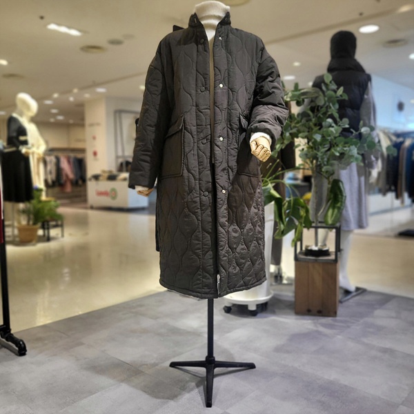 <b>파파야</b> 하이넥 누빔 롱 패딩점퍼 PNORJP005D