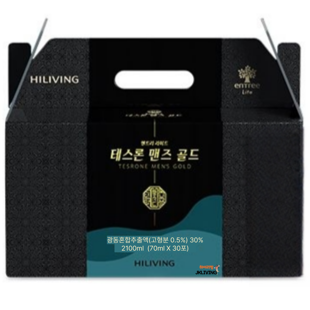 [JKLIVING] 테스론 맨즈 골드 - 녹용 여름철 <b>기력</b>회복 원기회복  150개  70ml