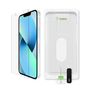 [벨킨] 벨킨 아이폰13미니 울트라 인비지 항균 강화유리 필름 OVA077zz / 셀프부착 트레이 증정