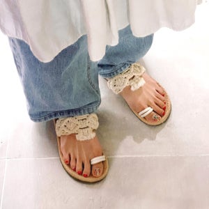 마크라메 여름 슬리퍼, 사리슈즈(SARI)