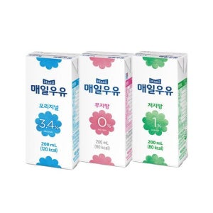 매일유업 매일우유 200ml 24팩 3종 택1