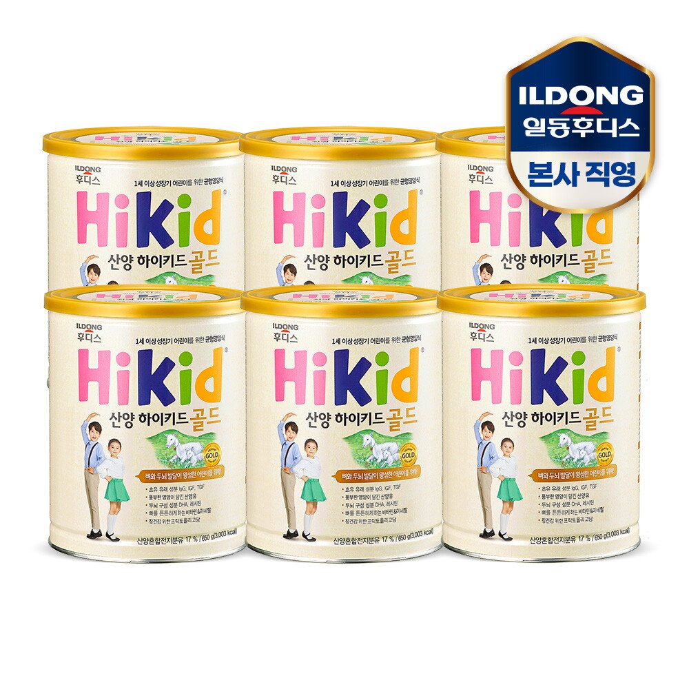 일동후디스(주) 후디스 산양하이키드 골드 650g 6캔