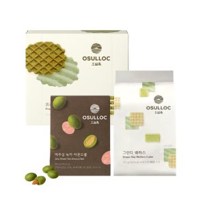 오설록 녹차웨하스+와플+초콜릿볼
