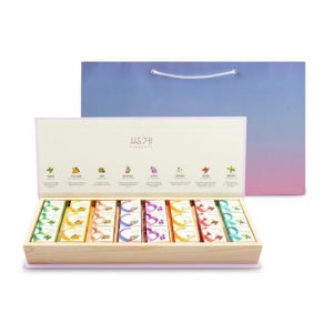 쌍계명차 선물세트 큐브우드 24P