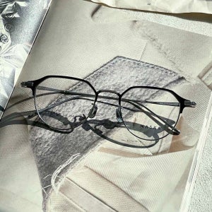 마스카 안경 프리 디코드 버트 Free_DeCODE BURT 02B 블랙 실버 여자 남자 하금테 티타늄 안경테