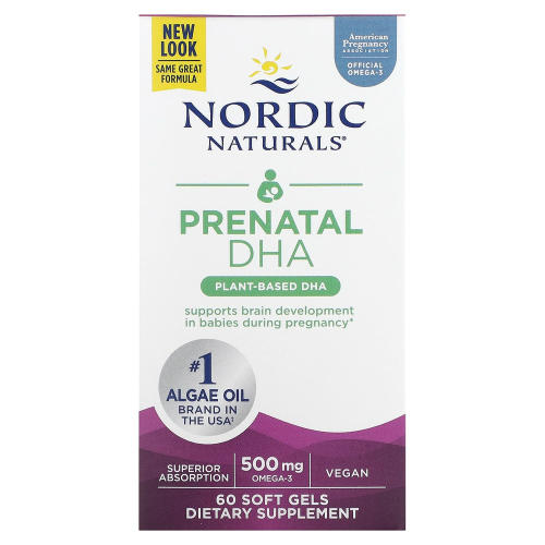 노르딕 <b>프리네이탈 오메가3</b> DHA 250mg 60정
