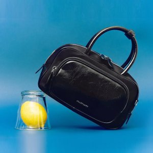 [질스튜어트 뉴욕 액세서리] [LF몰단독][CITY ESSENTIAL] 블랙 나일론 포켓 포인트 스퀘어 토트백 S JABA5E932BK