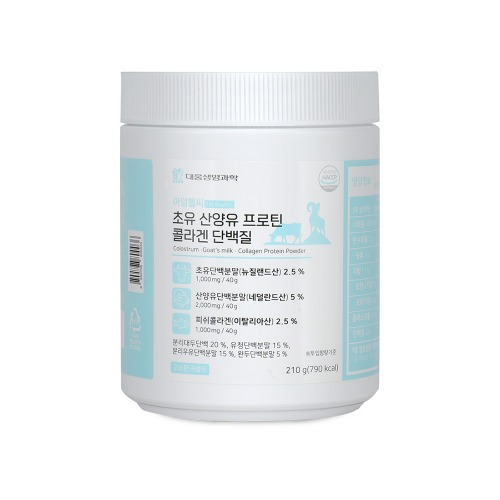 <b>대웅제약</b> 대웅 아임헬씨 초유 산양유 <b>프로틴</b> 콜라겐 <b>단백질</b> 210g