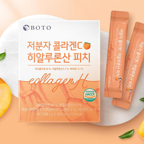 보뚜 <b>저분자 콜라겐C 히알루론산 피치</b> 복숭아맛 30포