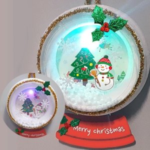 만들기 크리스마스 스노우볼등 (5set) 겨울만들기 키트