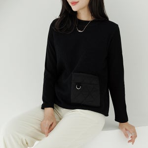 머르티포켓기모티셔츠 TBD6042[차콜,블랙,66,77,88,99]