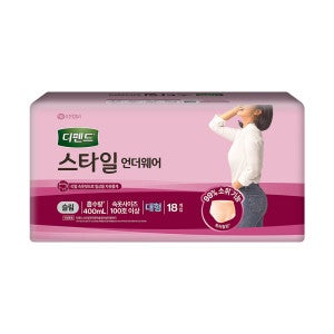 디펜드 디펜드 여성 스타일 언더웨어 라이트핏 슬림 대형18P