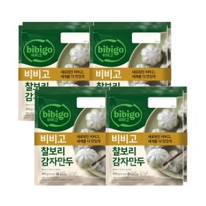 비비고 하프클럽/CJ제일제당비비고 찰보리감자만두 400g x 8개