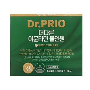 <b>닥터프리오</b> <b>닥터프리오</b> 더다른 이뮨타민 올인원 1500mg x 30포