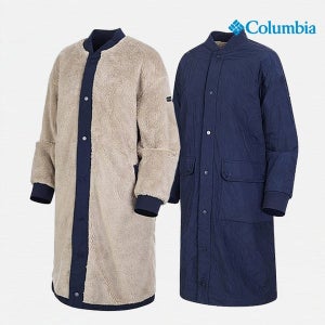 [컬럼비아] (여성) 양면 플리스 롱 자켓_C24YLM317465