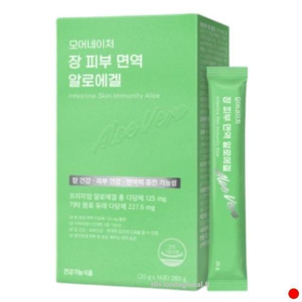 [하프클럽]모어네이처 장 피부 <b>면역</b> 알로에겔 이뮨 젤리 14포