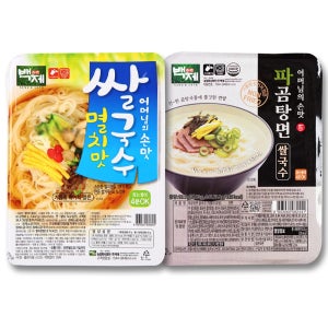 백제쌀국수 멸치 10개 + 파곰탕 10개  92g  20개