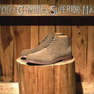 클라시코 소가죽 3cm 네이선 서비스 부츠 데저트 베이지 남성 / FLCCFA3M04