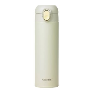 글라스락 플레인 원터치 텀블러 500mL (베이지) TV상품