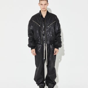 무명 50s Air Force Military Coated Jumper (Crushed Black)