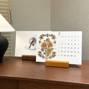 🌷[2026 탁상달력] 빈티지 탄생화 (우드포함), 열두달꽃다비