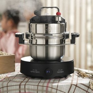 바로밥 누룽지 가마솥(3~4인용)+대나무뚜껑/받침+컴팩트 인덕션 TV상품
