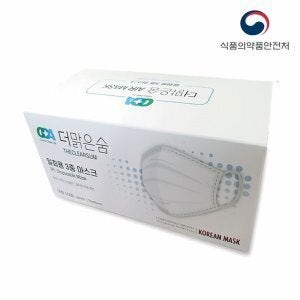 일회용 마스크 더맑은숨 KF-AD-50개입