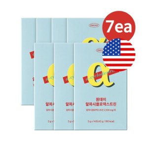 원데이 알파시클로덱스트린 알파CD 파인애플맛 7박스