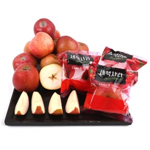 깨끗히 씻은 세척 사과 2kg