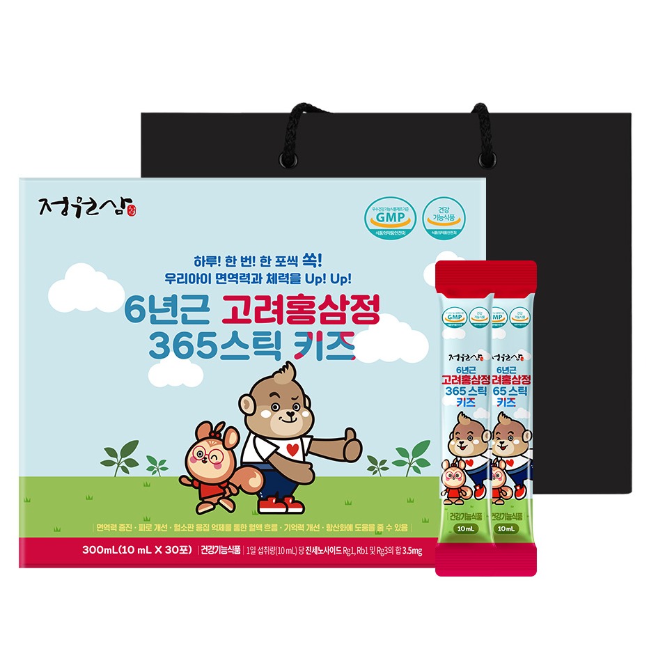 6년근 천웅고 고려홍삼정 스틱 제품 이미지
