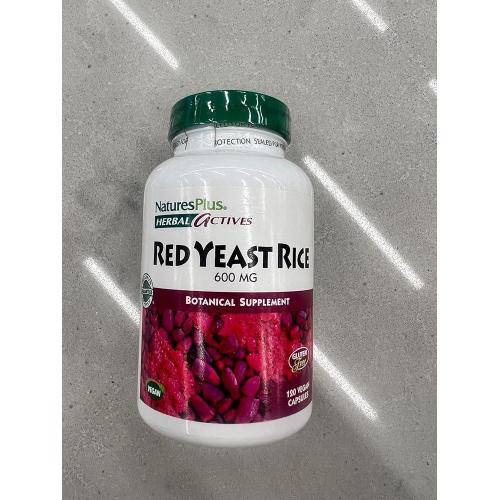 Natures Plus Herbal Actives 레드 이스트 라이스 - 600mg 비건  1개  120정