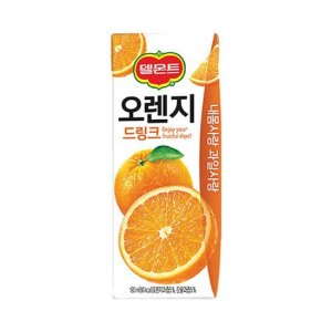 롯데 델몬트 드링크팩 오렌지 190ml x48