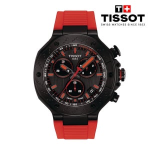 [롯데백화점] 티쏘 [NEW] 티-레이스 쿼츠 크로노그래프 45MM (레드 러버) T141.417.37.061.01 LE1217927030