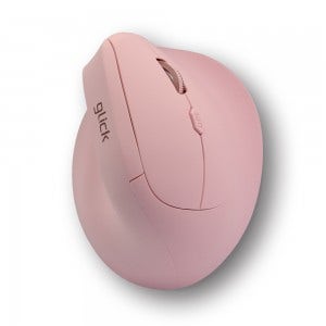 지클릭커 OFFICEPRO ERGO 버티컬 무소음 인체공학 블루투스 무선 OP70 (핑크)