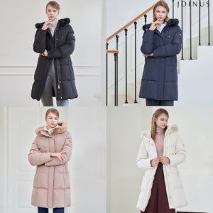 조이너스 24FW 퍼트리밍 롱다운코트