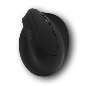 지클릭커 OFFICEPRO ERGO 버티컬 무소음 인체공학 블루투스 무선 마우스 OP70 (블랙)