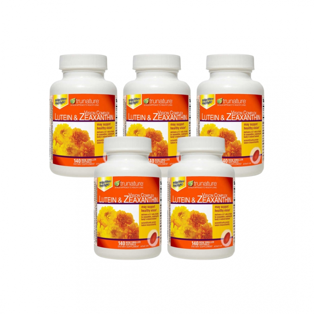 5개X  트루네이쳐  비전  Complex  <b>루테인</b>  앤  지아잔틴  140  소프트젤